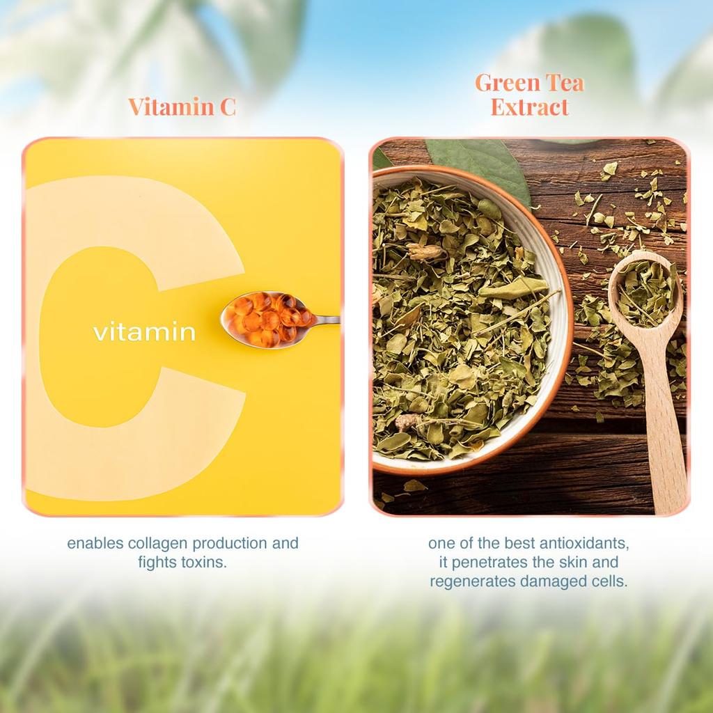 VLCC Vitamin C Day Cream SPF 30 50 g For Daily Hydration And Sun Protection With Lightweight Radiance Formula Care