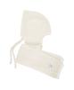 Bajal Logo Label Hooded Muffler Cream