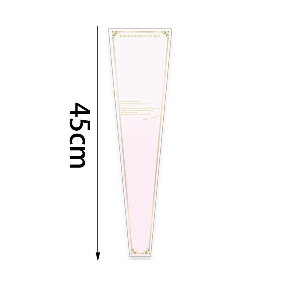 50pcs Waterproof Flower Packaging Bag Transparent Bouquet Packaging Sleeve  Anniversary