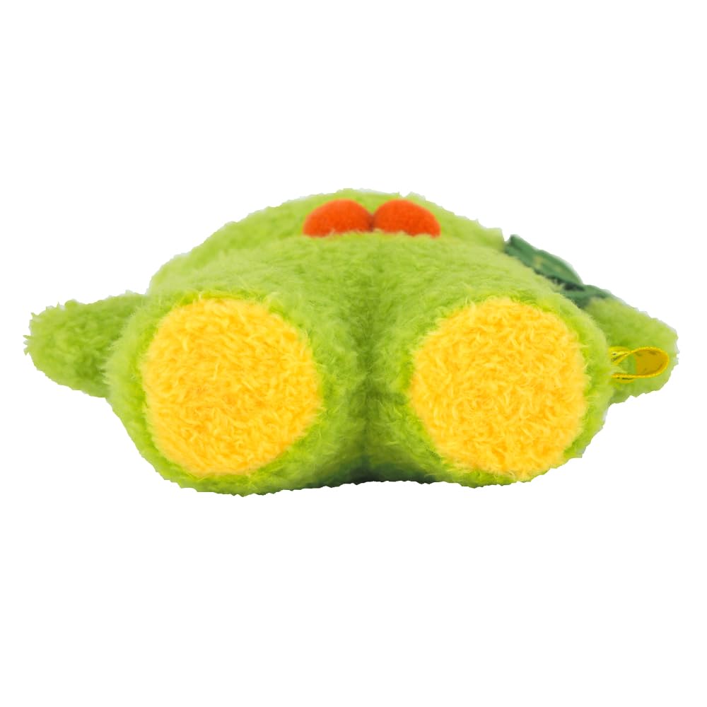 SunLemon Fluffy Frog GR S 13x5x15cm Plush Animal Frog P-9502