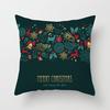 Christmas theme Christmas tree decoration printed pattern cushion cover home living room sofa decoration pillow pillow cover