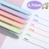 FIOVER Colorful Gel Pens - 6Pcs 0.7mm Multi-Colored Pens, Smooth Writing Coloring Journaling Supplies for Note Taking, Cute Aesthetic Office School