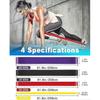 Resistance Bands Set for Men Women,with Different Resistance Levels, for Strength Training Fitness Yoga Toning,(Purple/Red/Black/Yellow)