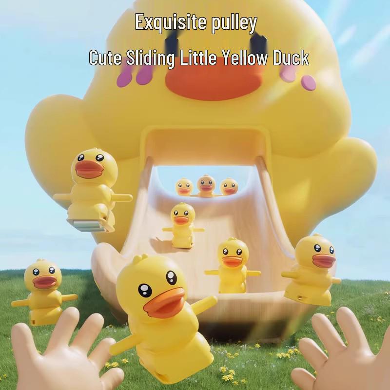 Children's Educational Stair-Climbing Yellow Duck Toy for Ages 1-3