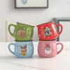 Ceramic Christmas Mousse Mug Cartoon Santa Cup Coffee Cup For Office Home Baking Dessert Breakfast Milk Mug For Kids Xmas Gift