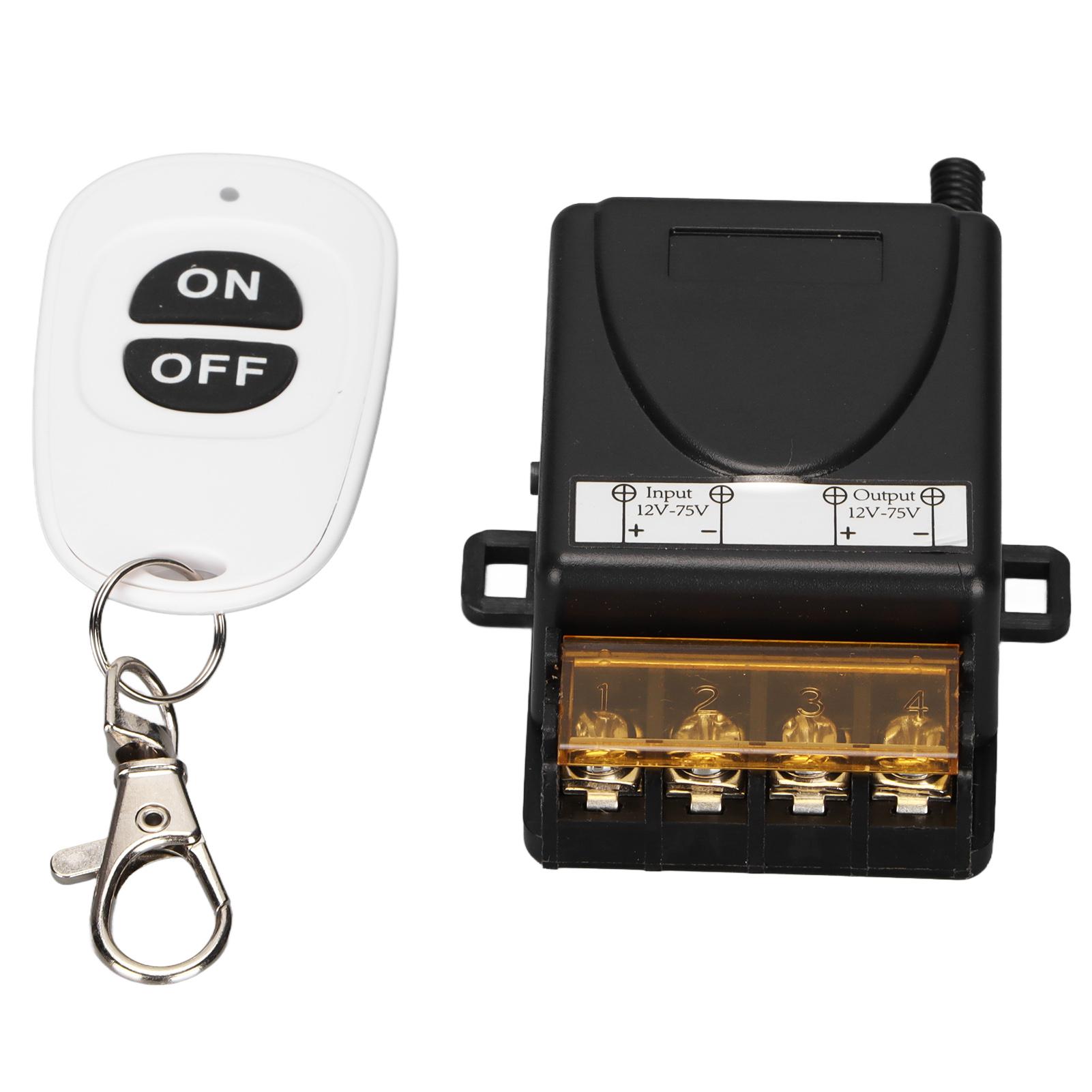 

433 МГц беспроводной RF пульт дистанционного управления переключатель реле привода выключатель питания для дистанционного управления светом автомобиля