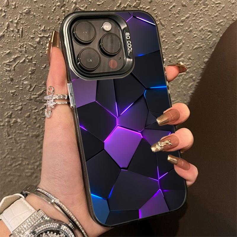 Fashion Honeycomb Building Block IMD Phone Case For  Redmi Note 13 12 11 10 Pro Plus 12S 11S Redmi 12 4G 13C Back Cover