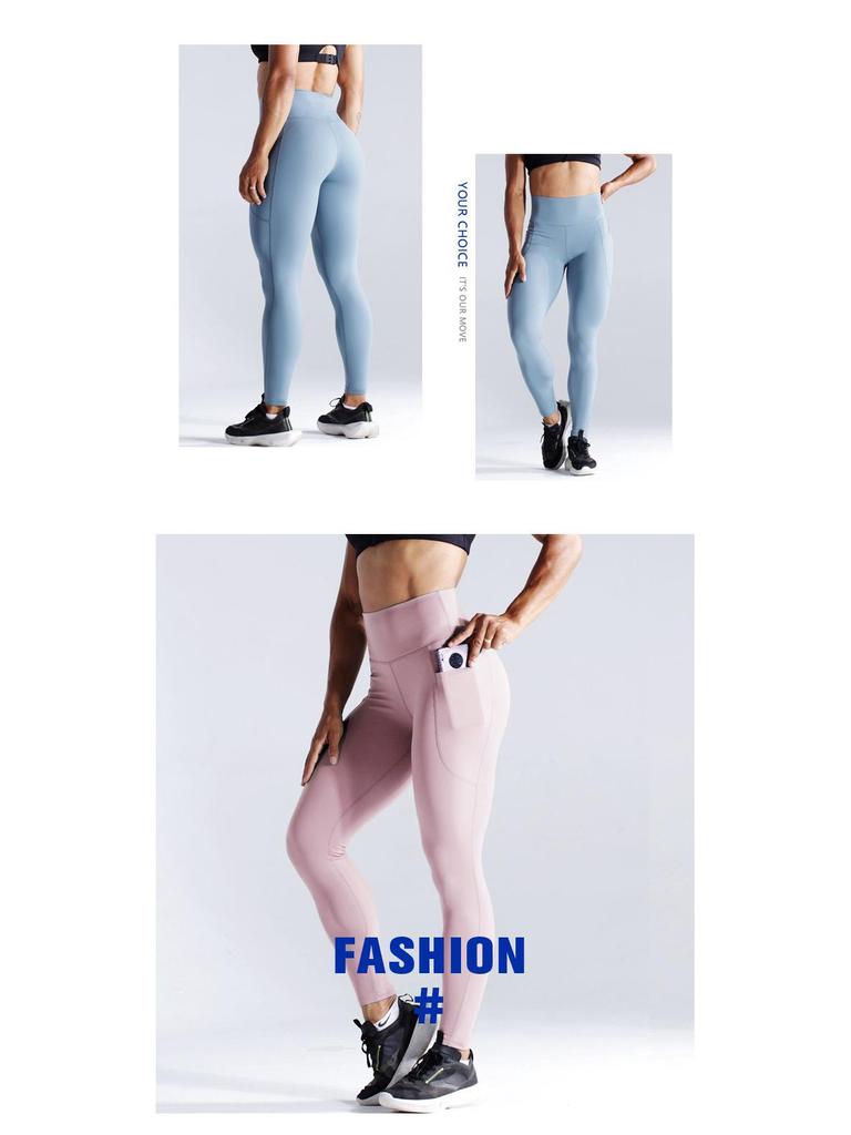 High Waist Women's Yoga Leggings - Butt Lift, Quick Dry, Breathable, Elastic Compression Fitness Pants