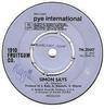 7inch Record 1910 FRUITGUM CO. - Simon Says 7N25447 Pye Internation 1967 UK Rock Used