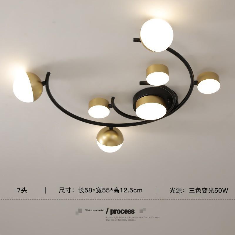 Modern LED Chandeliers For Living Room Kitchen Bedroom New Black Gold Frame Ceiling Hanging Lamp Dropshipping Indoor Lighting