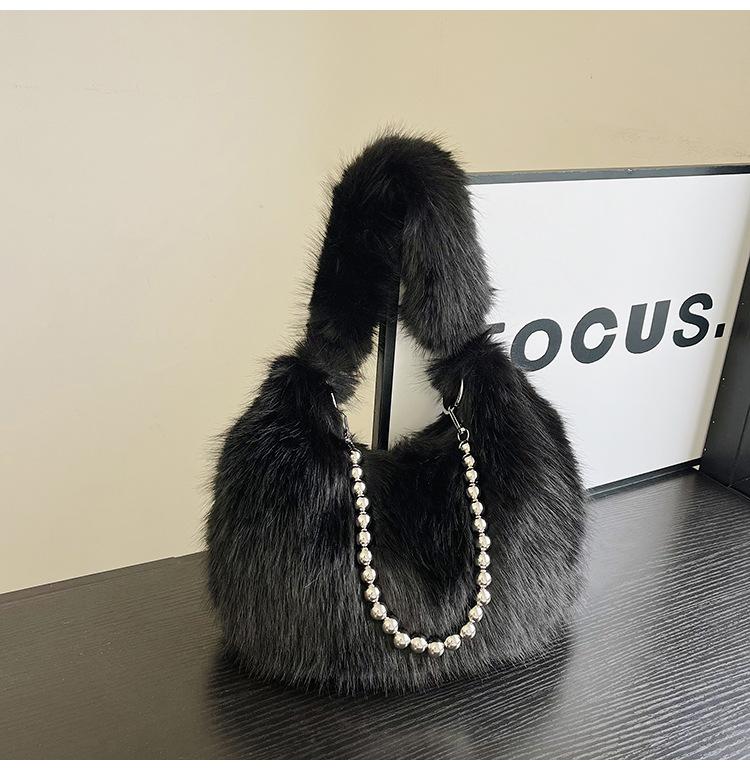 

Casual pleated small mobile phone bag knotted shoulder strap shoulder messenger bag women s nylon cloth drawstring design handbag 22*8*33 чёрный