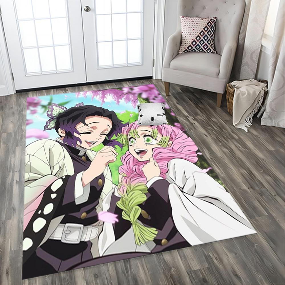 Demon Slayer rug for Living Room rug, Bedroom, Study Room, Hallway Decoration, Perfect for Home Decoration or Holiday Gifts