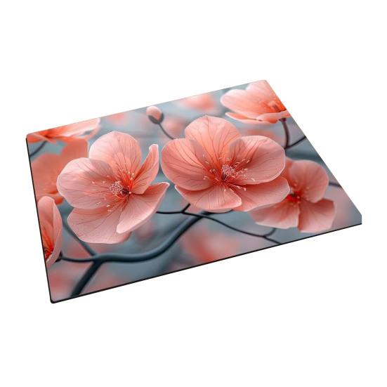 3D Visual Flower Floor Mat Soft Absorbent Diatom Mud Door Mat Non-Slip Bath Rugs for Tub Bathroom Kitchen