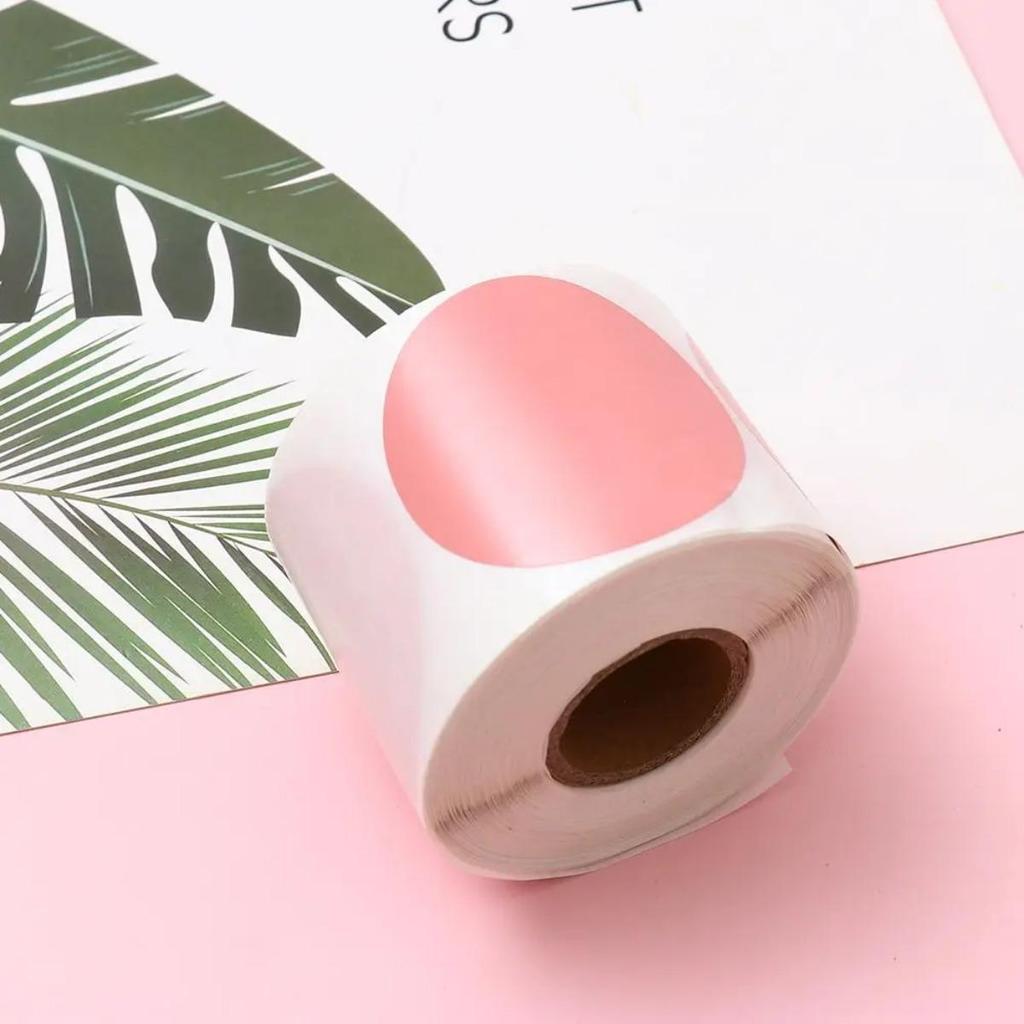 Etichetă autocolantă cu coduri de culoare de 2 inch, autocolante adezive cu puncte circulare, autocolante rotunde solide, verde/galben/roz