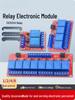 1/2/4/8 Channel Relay Module with Optocoupler Isolation, High/Low Level Trigger, Supports 3.3V, 5V, 12V, 24V