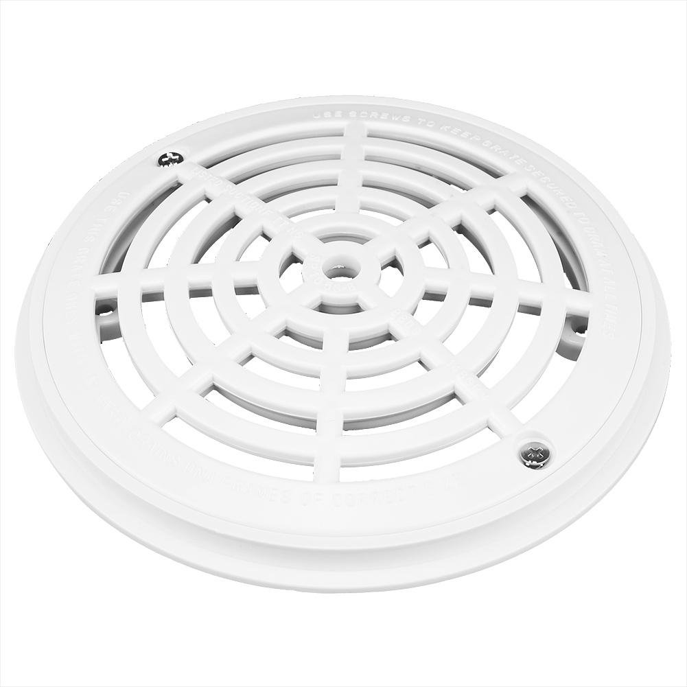 Plastic Pool Main Drain Cover with Screws Suit for Swimming Pools Replacement Accessary