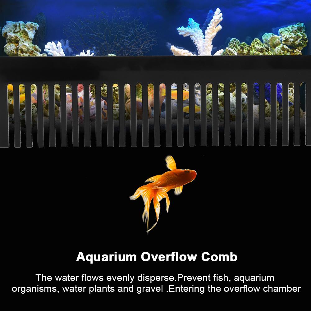Acrylic Durable Beautiful Flow Weir Comb Water Avoid Overflow Fish for Aquarium Fish Tank