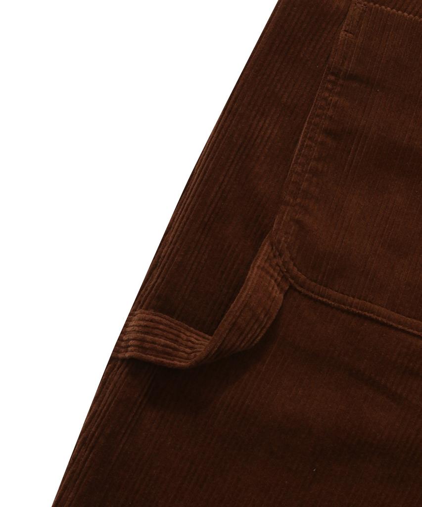 COVERNAT Corduroy Semi-Wide Fit Carpenter Pants Brown