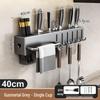 Yushijiarun No-Drill Wall-Mounted Kitchen Utensil Storage Rack