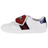 Gucci ACE Cow Leather Casual Stylish Skateboarding Shoes Women's White 470342 DOPH0 9070
