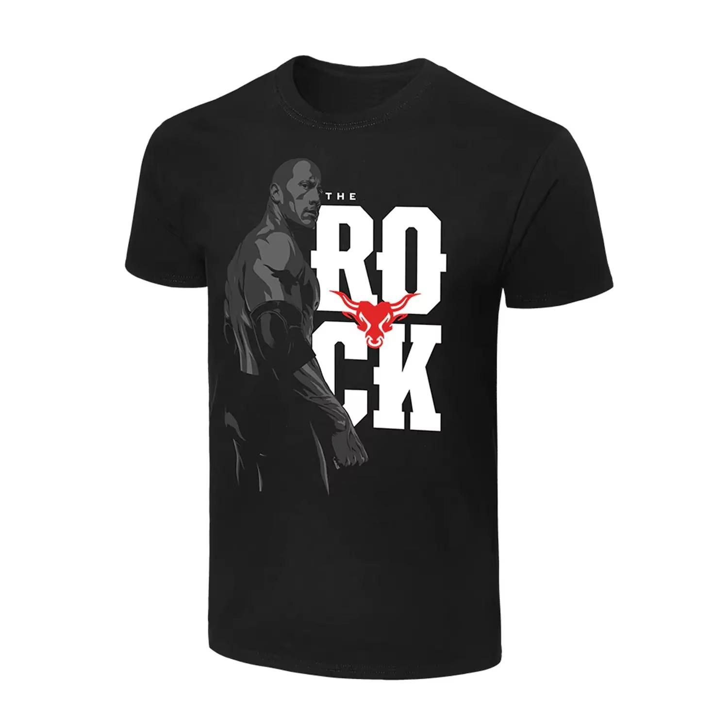 

Футболка мужская The Rock Final Boss Brahma Летняя с коротким рукавом Женские футболки 2025 Новая мода Спорт Детская одежда Топы 3XL