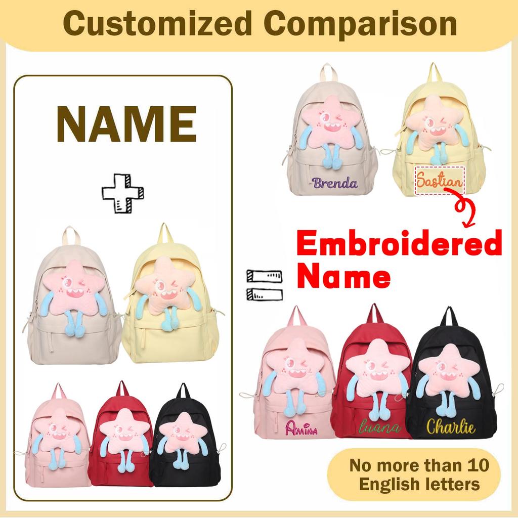 Personalized Name Toddler Backpack Custom Cute Daycare School Bag For Girls Boys Kids Preschool Backpack