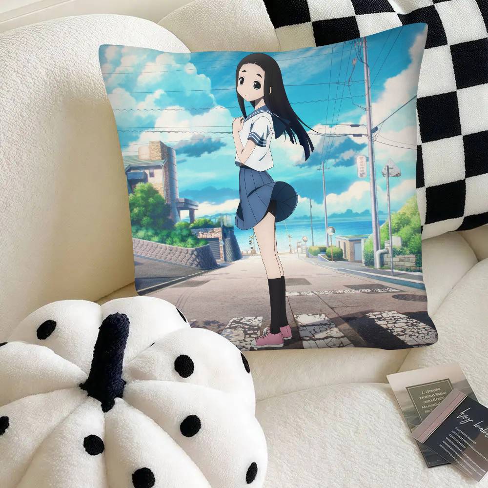Slice Anime Kakushigoto Pillow Case Fashion Square Pillowcase Bedroom Sofa Room Ins Decoration Leisure
