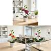 Butterfly Orchid Artificial Flower Pot With Realistic 3d Printing For Home Decor And Photography