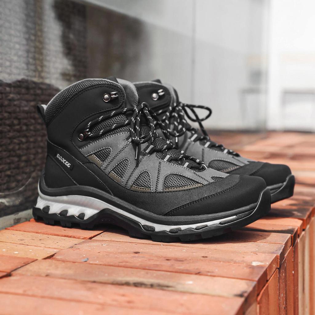 Autumn Mid-help Heavy-duty Hiking Shoes Tactical Boots Cycling Outdoor Non-slip and Wear-resistant Combat Boots