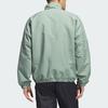 Adidas Originals Puffer Po Basketball Jacket Solid Color Logo Sports Pullover Men Jacket Silver Gray Green IK3561