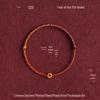 Pure Gold 999 Zodiac Red String Bracelet with Luck Beads for Baby's Full Moon or New Year