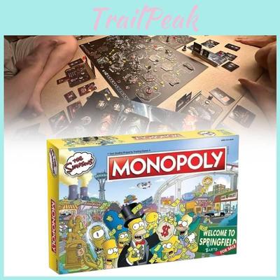 Monopoly The Simpsons Collectors Edition Board Game Cards Family Party Gifts