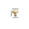 20Pcs/Pack Drawer With Screws Door Knobs Hardware Cupboard DIY Cabinet Handles Stainless Steel Kitchen