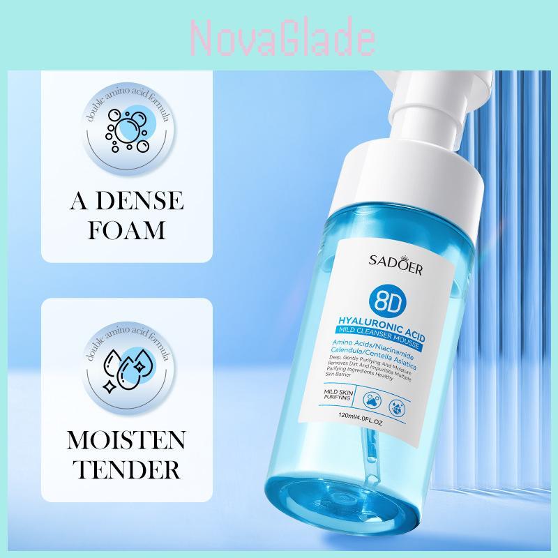Sadoer8d Gentle Hydrating Foaming Cleanser Mousse For All Skin Types 120ml