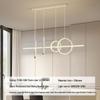 Nordic Minimalist Long Strip Pendant Light for Modern Dining Room or Bar
