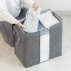 Extra Large Handle Storage Bag Portable Clothing and Quilt Organizing Bag with Window Durable Polyester Material