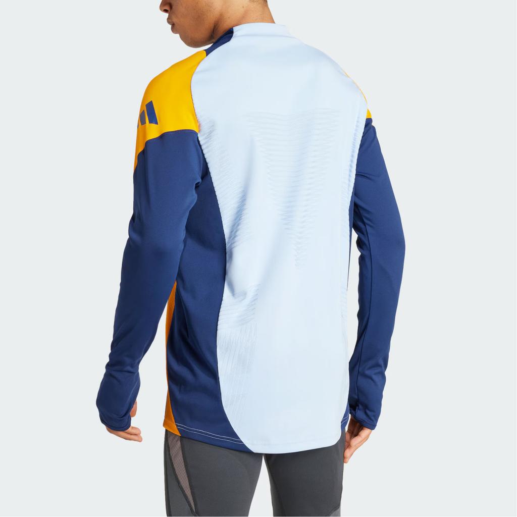 Adidas Maillot de Football d'Entraînement Pro Manches Longues Real Madrid Tiro 24 Homme Hauts Bleu Vif IT5137