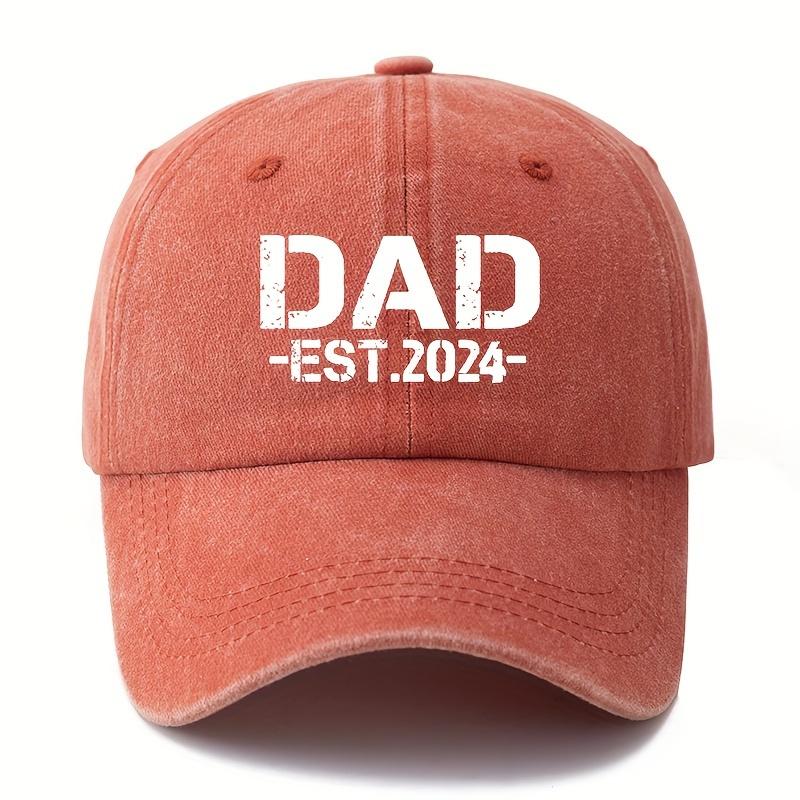 Dad's Fashionable Four Seasons Printed Baseball Hat Sunscreen Outdoor Sports and Casual Wear Adjustable Snap Back Cap