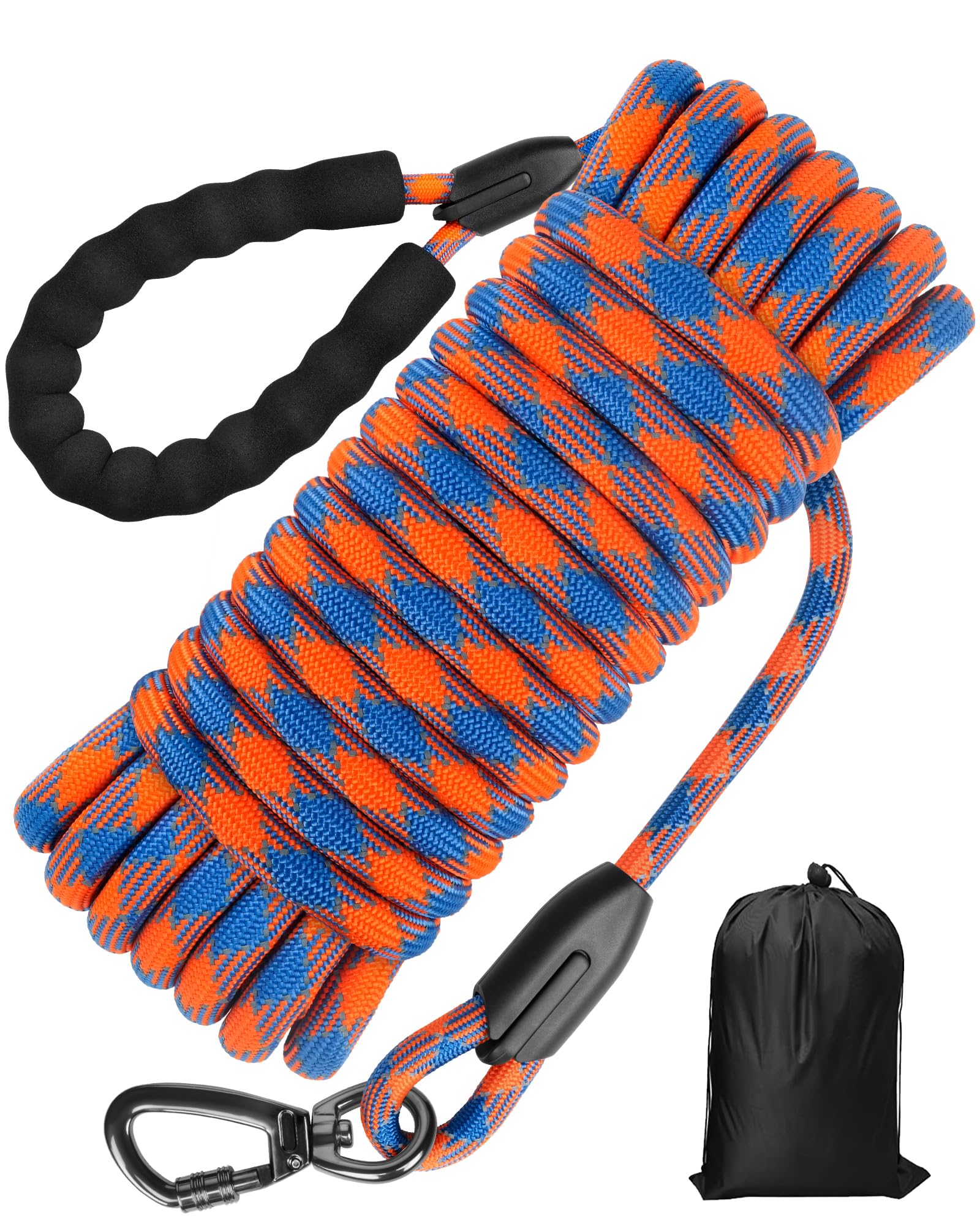 

Tresbro Длинный круглый тренировочный запираемый вращающийся карабин Губка Легкий и Идеальный для прогулок на открытом воздухе и Подходящий для собак [Улучшенный] Поводок, Веревка, оранжевый