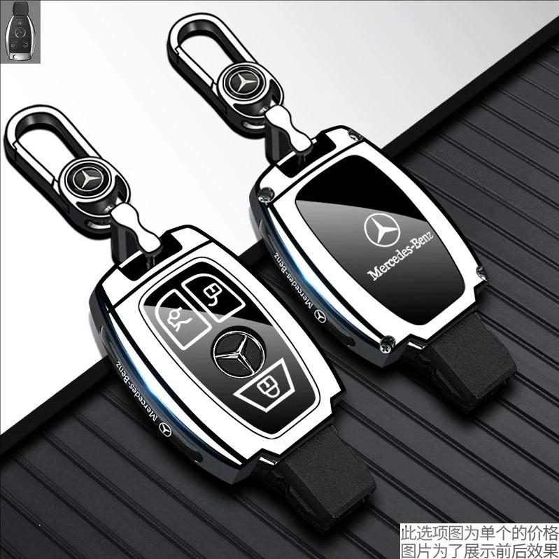 TPU Style Car Key Case Cover Shell Fob For Mercedes Benz C E S Class W206 W223 W214 GLA GLB GLC CLA CLS E300 S450 S580 S500 LL3