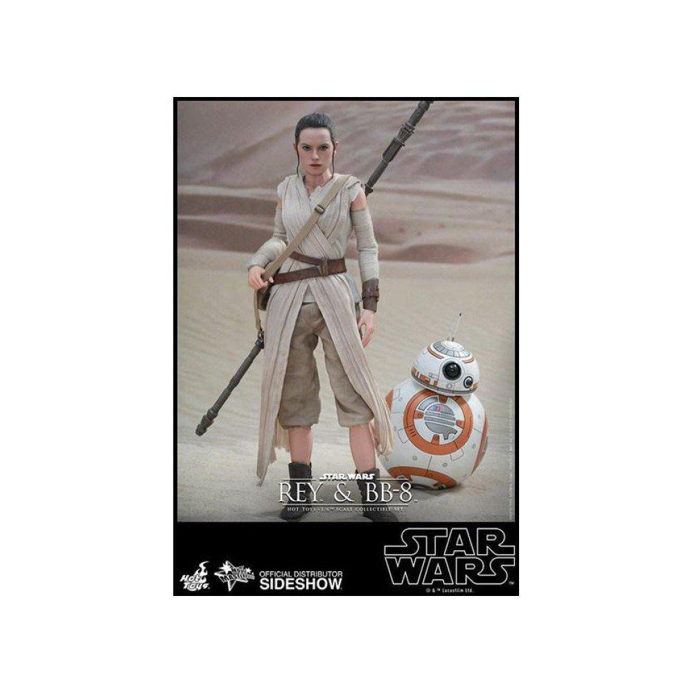 Movie Masterpiece Star The Force Awakens Rey scale plastic action figure Wars & BB-8 1/6 pre-painted