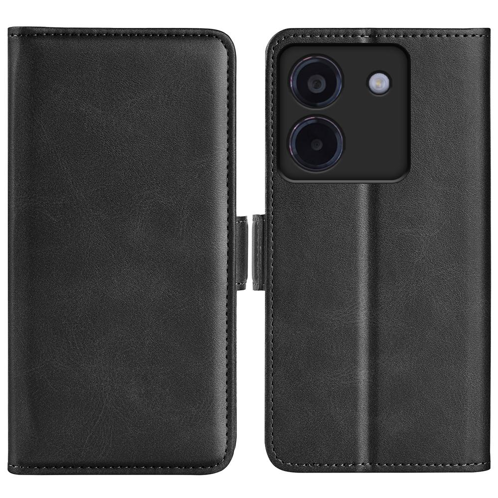 

For Xiaomi Poco M7 Pro 5G Stand Case Calf Texture Leather Wallet Phone Cover A