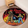 Steven Rhodes Printed Round Rug Carpet Chair Rug Area Rug Entryway Doormats,for Office Chair Living Room Bedroom Kitchen Room.