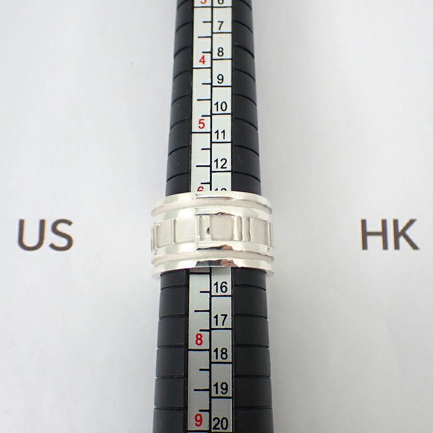 [Pre-owned] TIFFANY / Tiffany / 925 / Atlas / Wide / Ring / Size 17 / J89-8