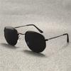3PCS Vintage Metal Men Sunglasses Brand Designer Sun Glasses Women Female Classic Driving Eyewear