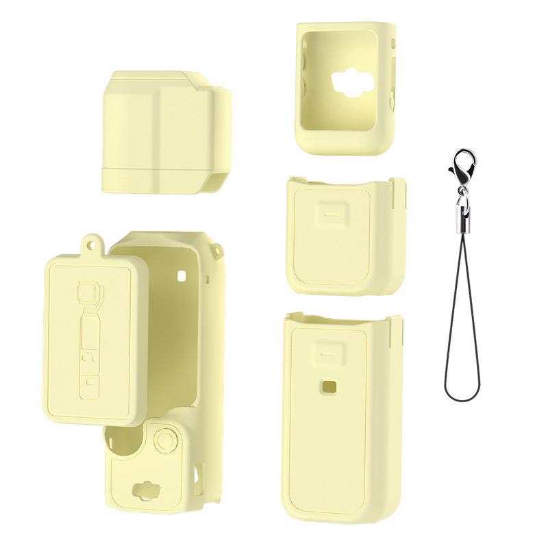 1 Set Anti-Scratch Handle Soft Sleeve Skin Lens Cap Silicone Cover For DJI Pocket 3 Protective Case DIY Accessories