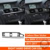 For BMW X3 F25 X4 F26 2011 2012 2013 2014 2015 2016 2017 Center Console Trim Real Carbon Fiber Stickers Car Interior Accessories
