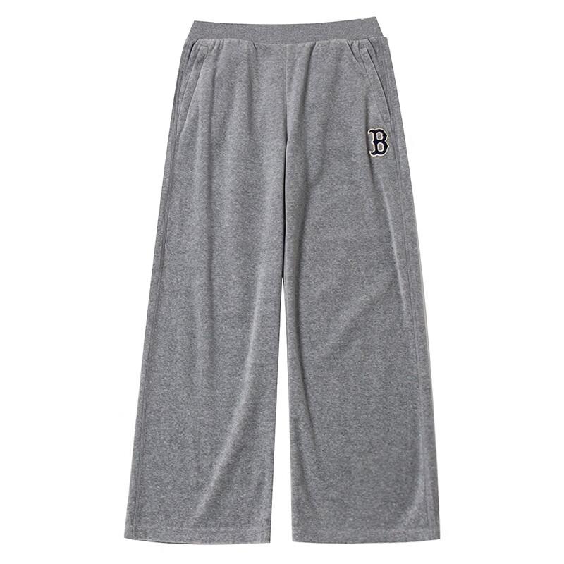 

New MLB Casual Pants Unisex Dark Heather Gray 3FPTB0224-43MGD XS