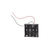 2PcsPortable 2A Battery Holder Organiser Case Plastic Enclosure Secure Wire Link for Home Office and Hobbyists