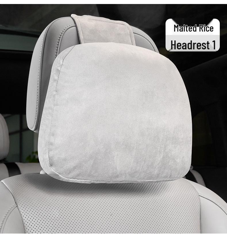Comfortable Deer Velvet Headrest for Leapmotor C10/C16 Car Seat - Neck Support Pillow